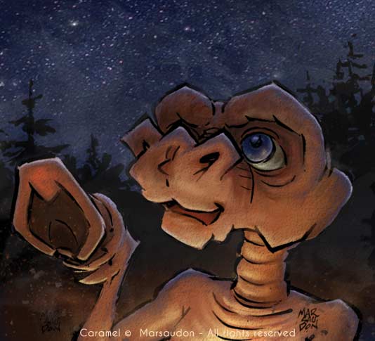 CARAMEL transformé en E.T.