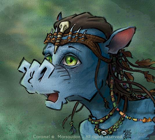 CARAMEL transformé en Avatar