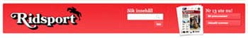 Banner Ridsport magazine