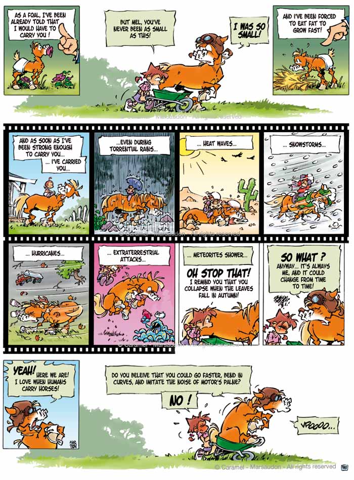 Gag 178 of CARAMEL comicsL