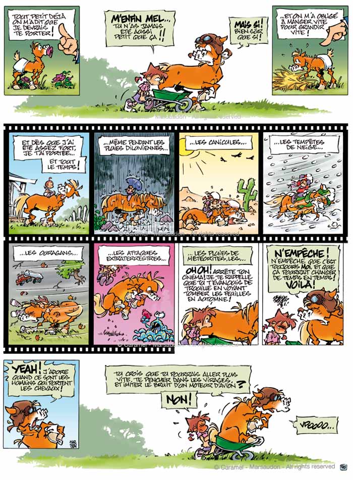 Gag 178 de la bande dessinée CARAMEL