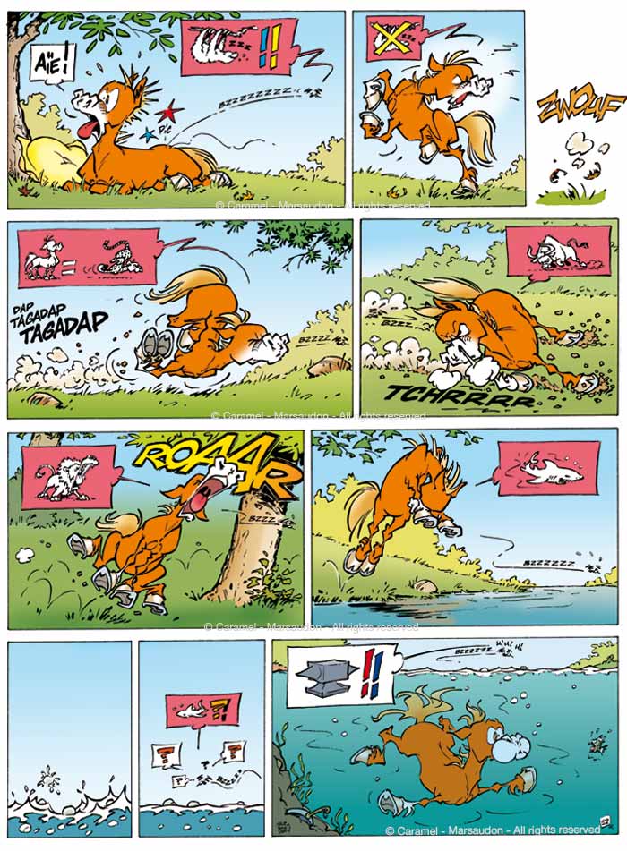 Gag 82 de la bande dessinée CARAMEL