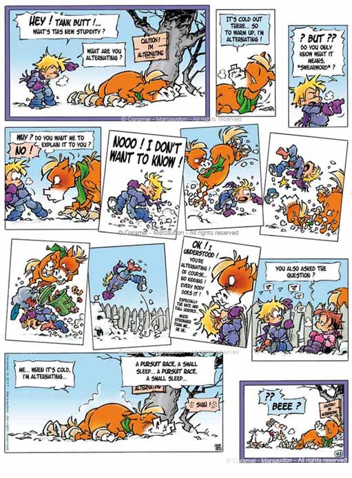 Gag 162 of CARAMEL comics