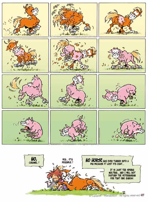 Gag 167 of CARAMEL comics