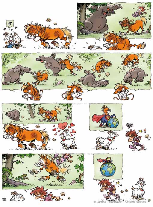 Gag 171 de la bande dessinée CARAMEL