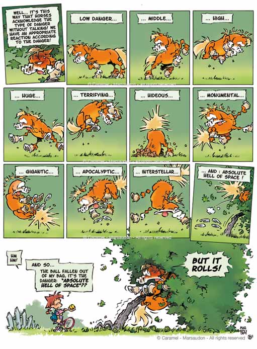 Gag 182 of CARAMEL comics