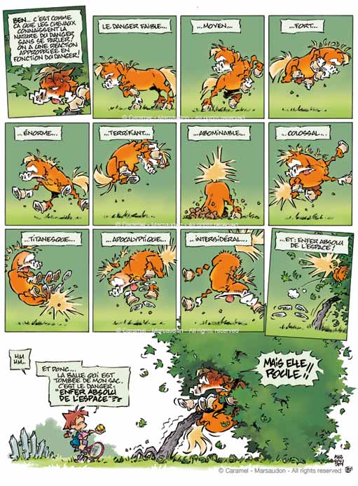 Gag 182 de la bande dessinée CARAMEL