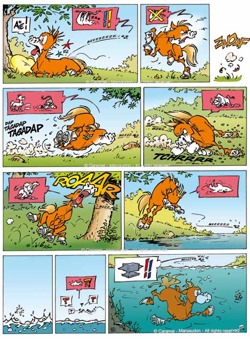 Gag 82 de la bande dessinée CARAMEL